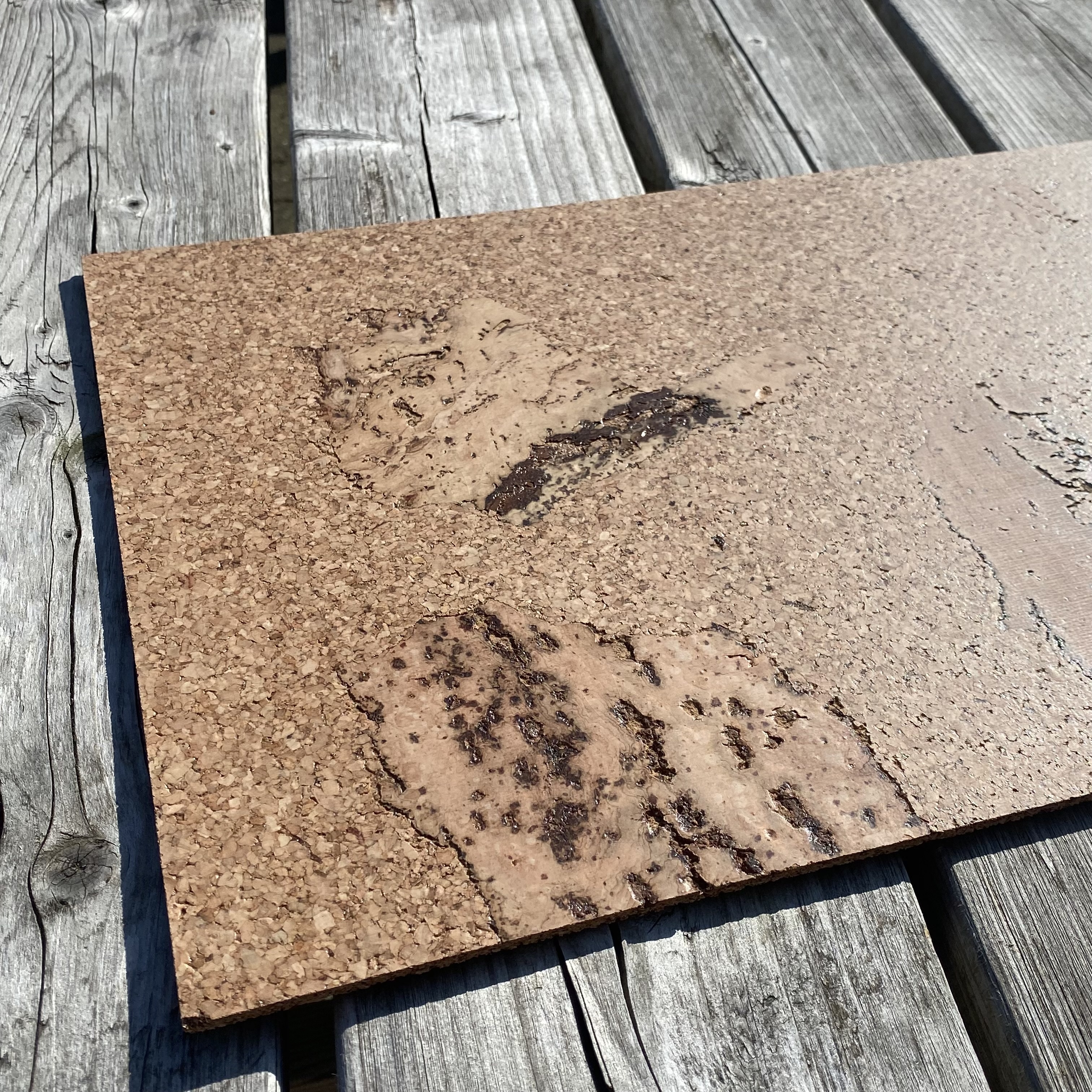 Lackierter korkboden - klebekork - Gallura - Pro m²