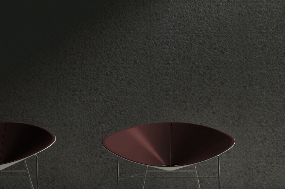 Wandkork ' Mat Coal ' GEWACHST - 4mm. Stärke - Pro m²