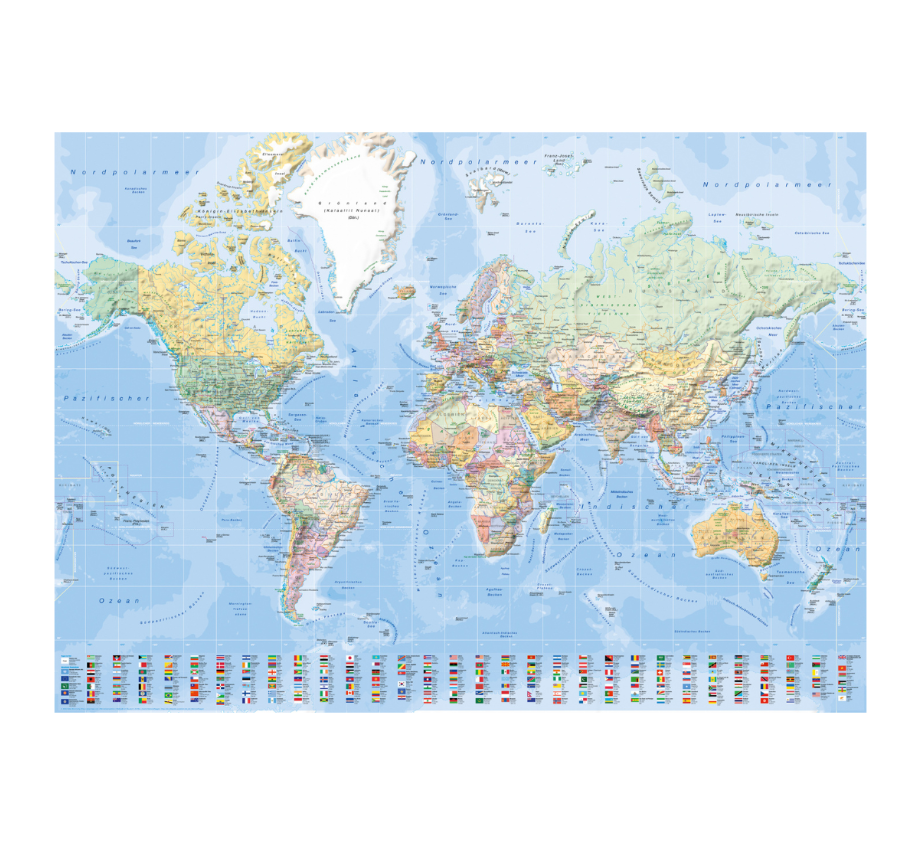 Weltkarte pinnwand 100 x 140 cm - BESCHÄDIGT