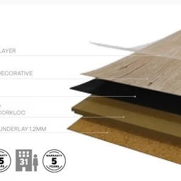 Amorim Klickboden LVT - Frozen Eiche - RESTPOSTEN  35m²