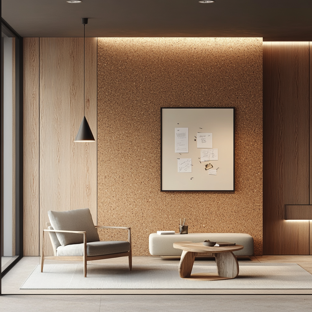 Pinnwand Korkplatte Hamburg - 60 x 90 cm - 10mm Stärke