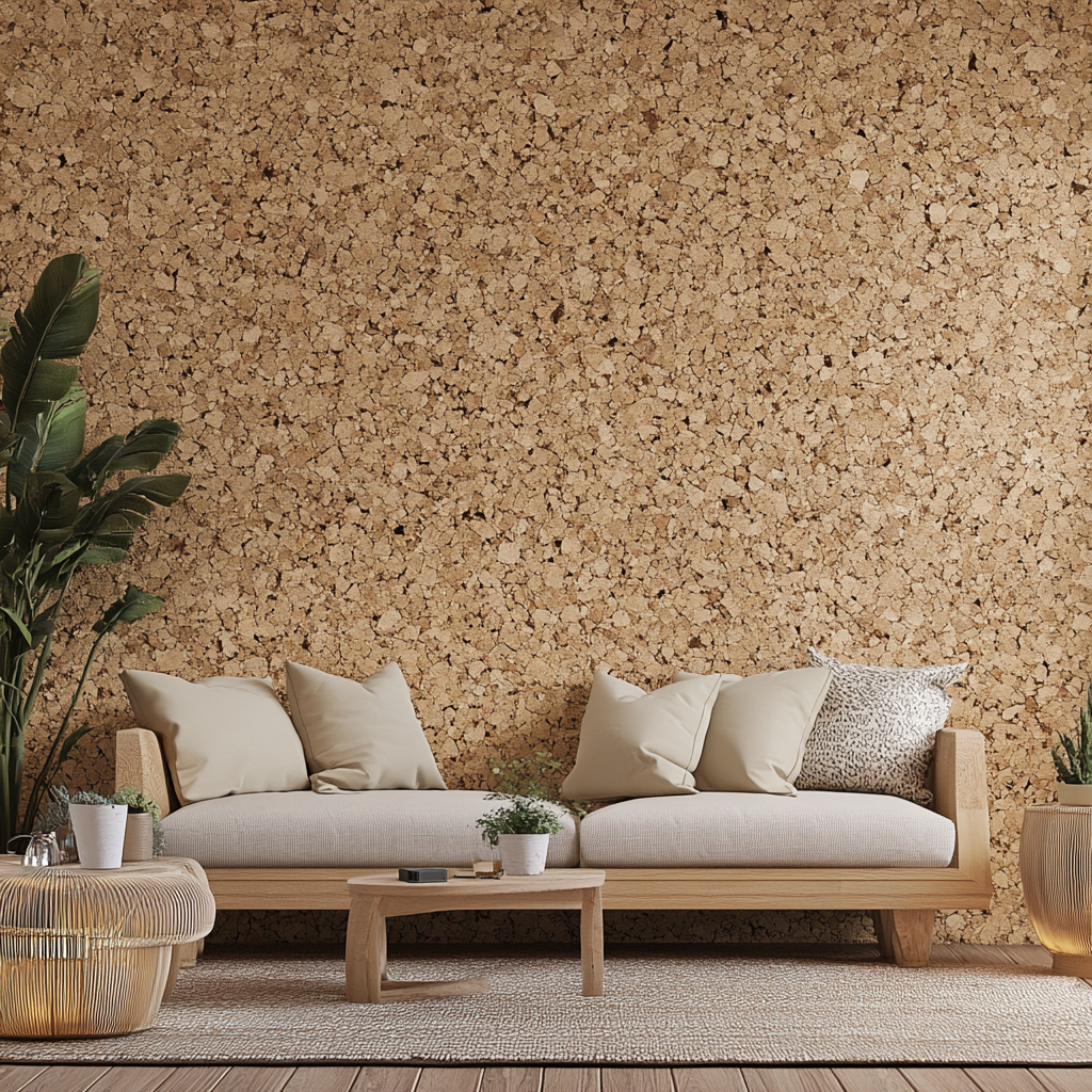 Rustiek - Pinnwand Korkplatte - 60 x 30 cm - 8mm Stärke