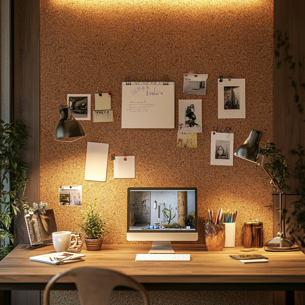 Rollenkork für Pinnwand -  Stärke: 10 mm - Breite: 1 m - Länge: 10 m - VORGEKLEBT