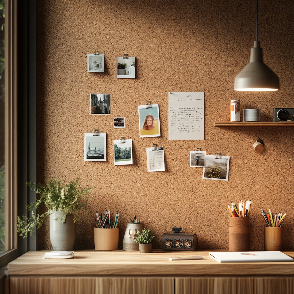 Rollenkork für Pinnwand -  Stärke: 6 mm - Breite: 1,27 m - Meterware - VORGEKLEBT