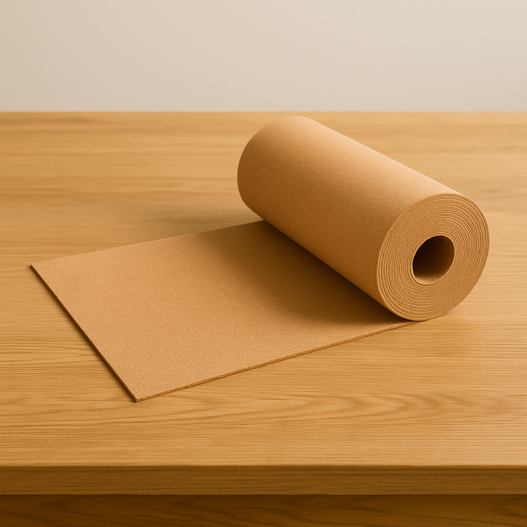 Industriekork auf rolle - 3mm Stärke - 100cm Breit - 5m lang