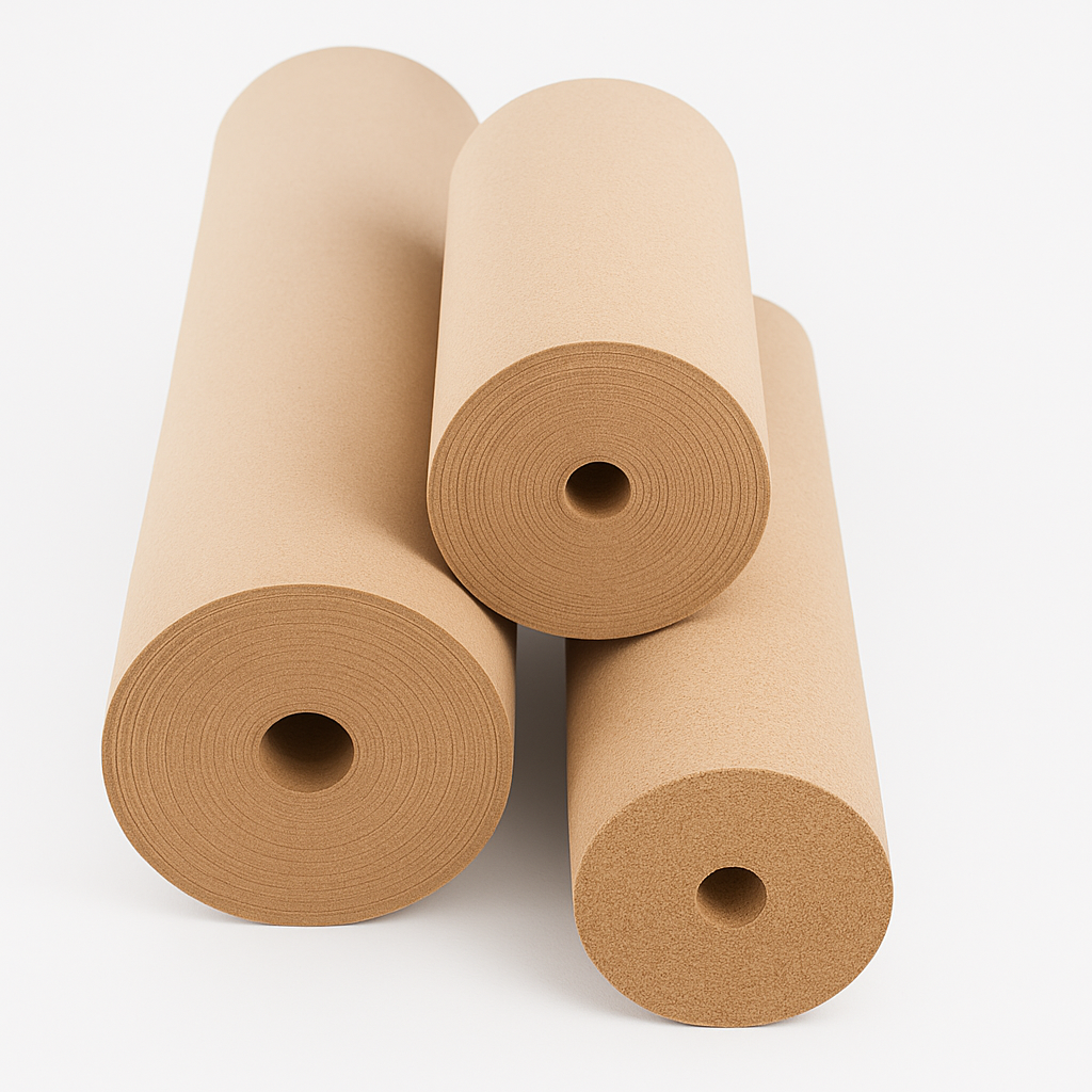 Industriekork auf rolle - 8mm Stärke - 100cm Breit - 5m lang