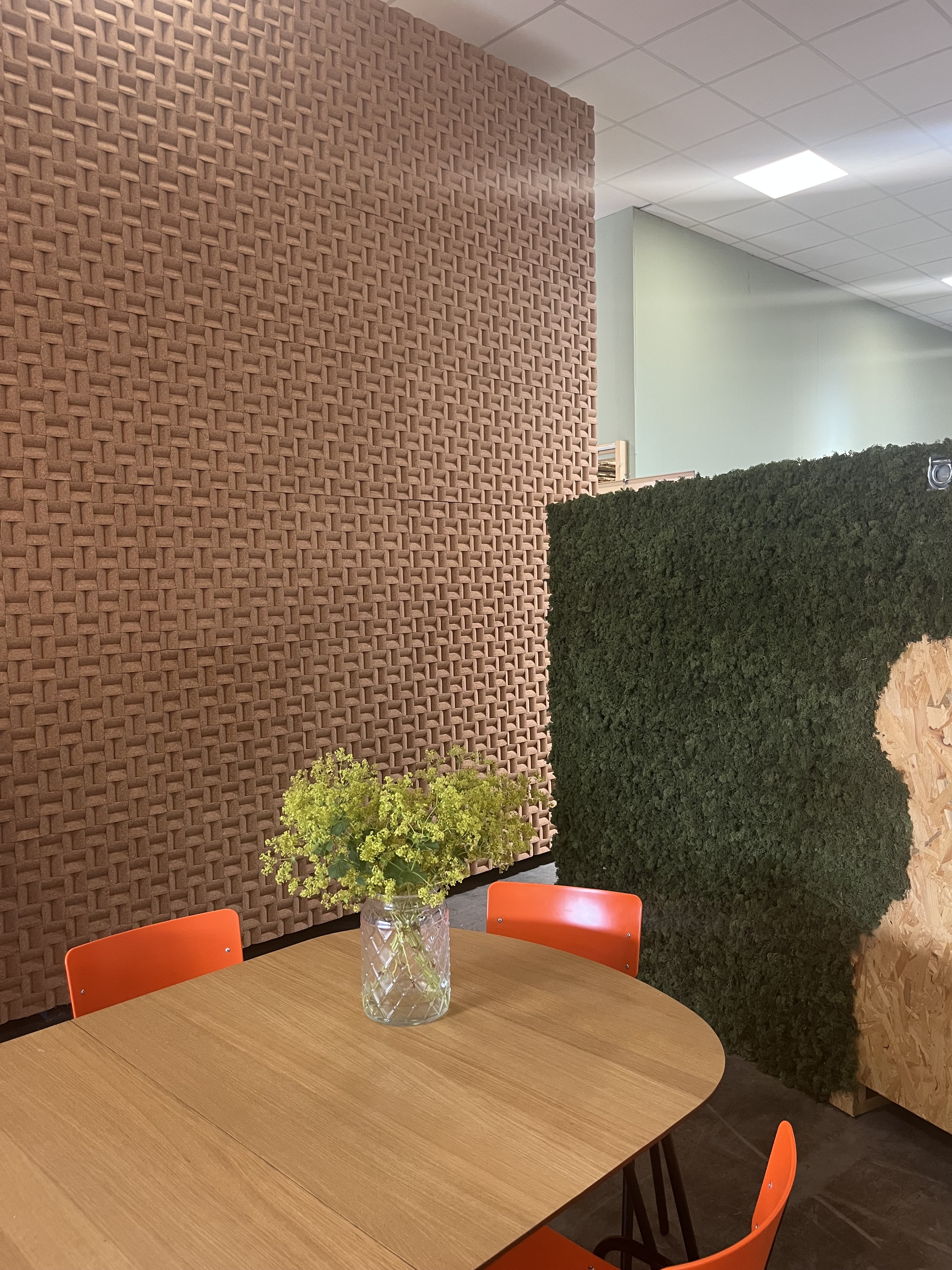 3D Akustische Korkplatten Intarsio Design - 60 x 60 - pro Platte