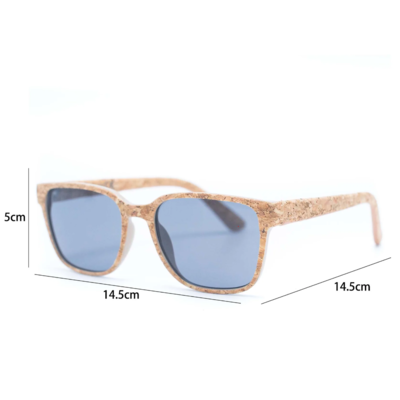 Sonnenbrille aus Kork - Herren inklusive Brillenetui