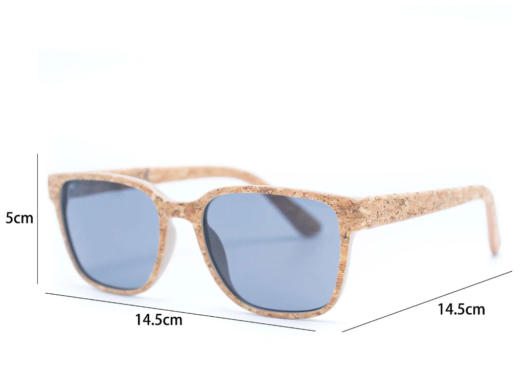 Sonnenbrille aus Kork - Herren inklusive Brillenetui