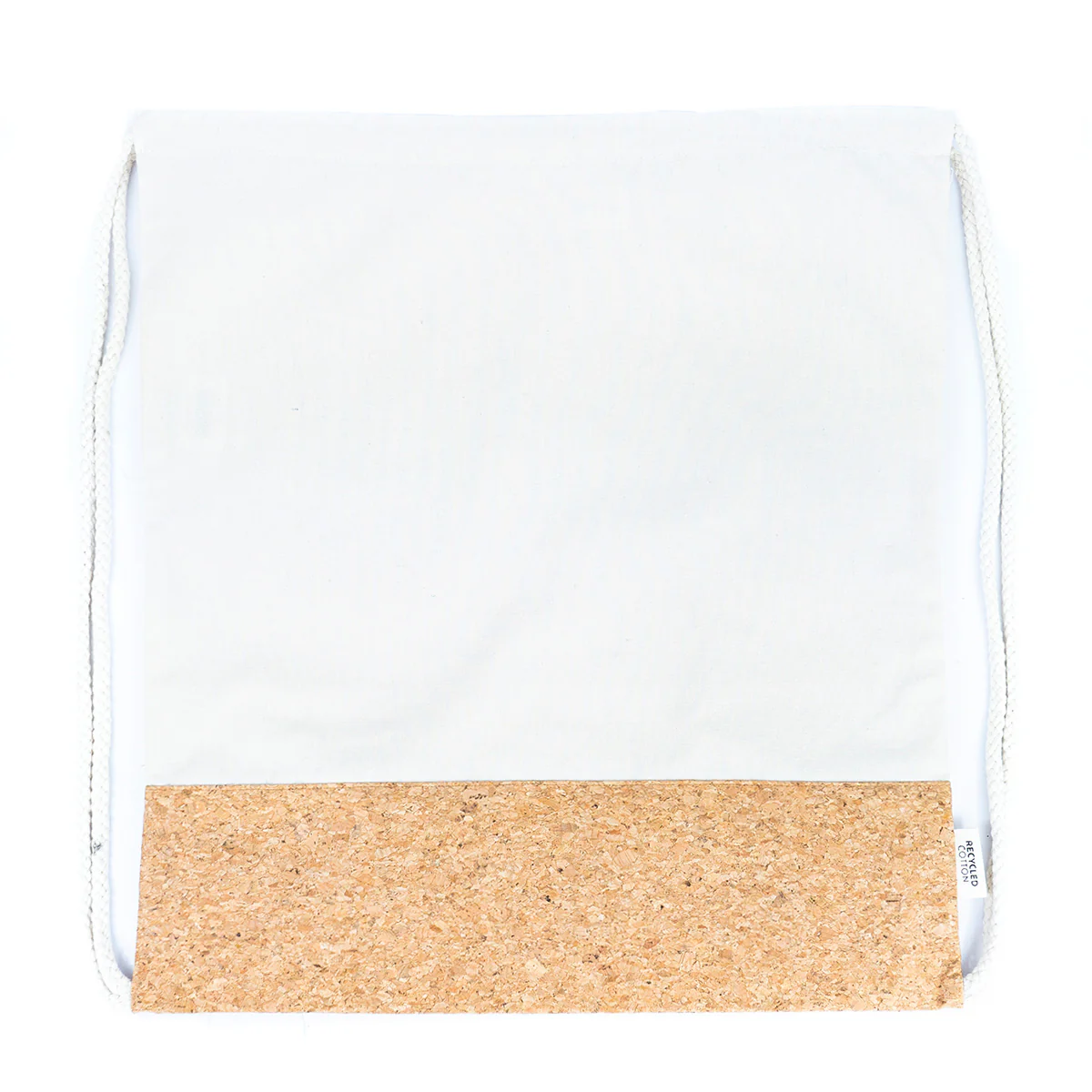 Beutel mit Kordelzug – Sporttasche – mit Korkdetail