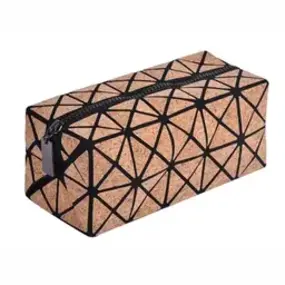 Kork Kulturtasche – Geometrisches rechteckig – 20 x 10 x 10 cm – AKTION