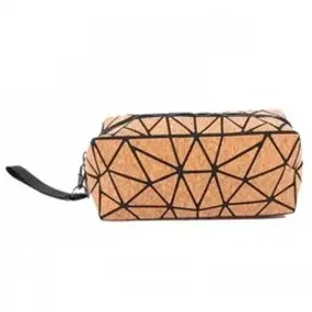 Kork-Kulturtasche – Geometrisch – 20 x 10 x 10 cm – AKTION