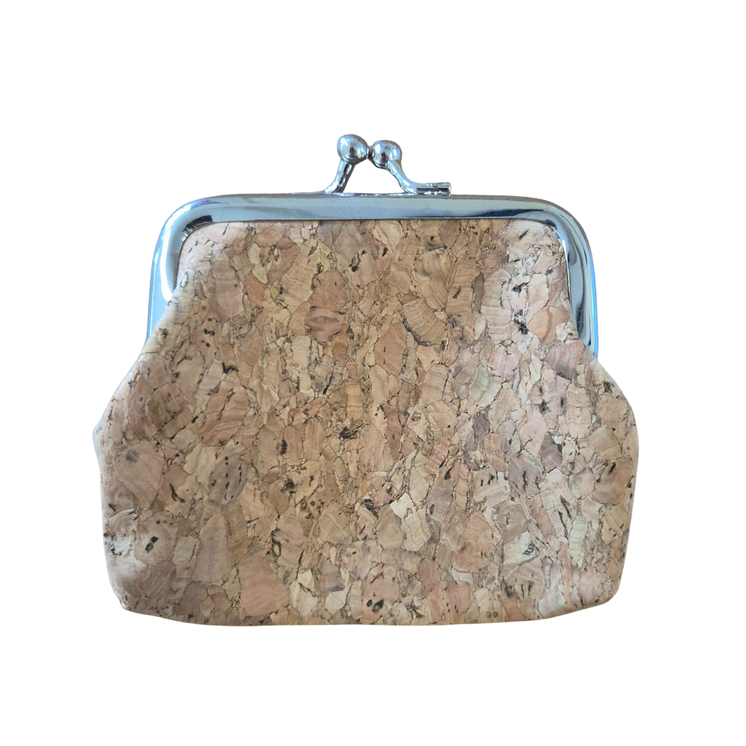 Kork Portemonnaie – Damen – Kleines Münztäschchen