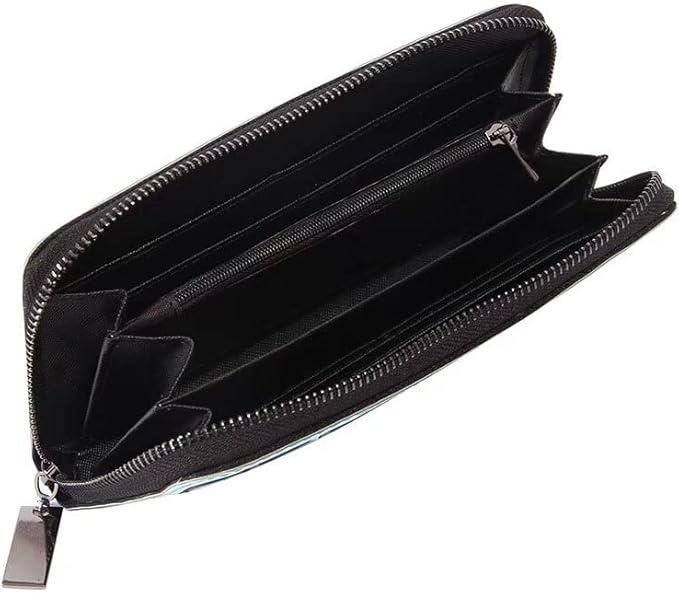 Große Brieftasche aus Kork - Geometrisch