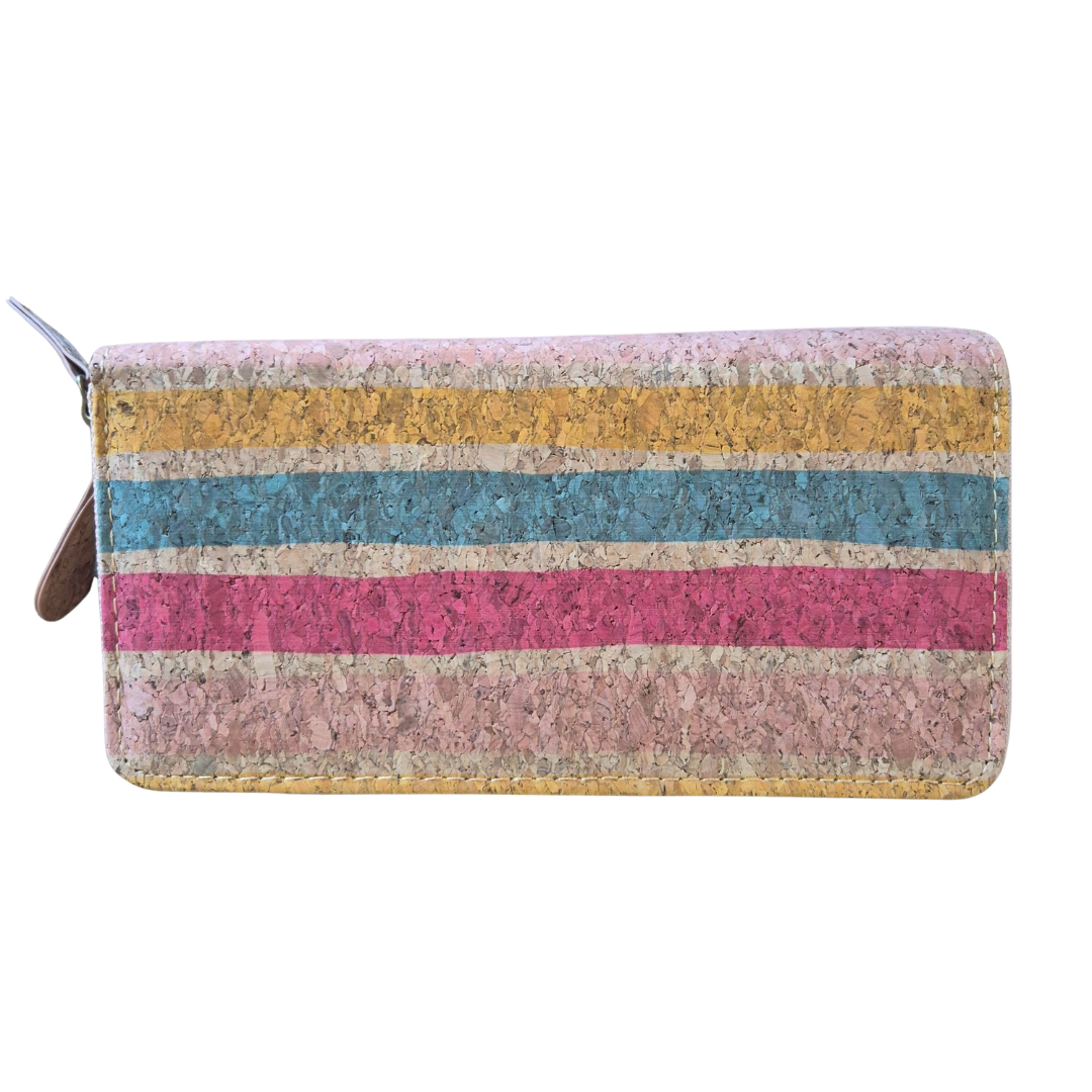 Große Portemonnaie - Bunt gestreift