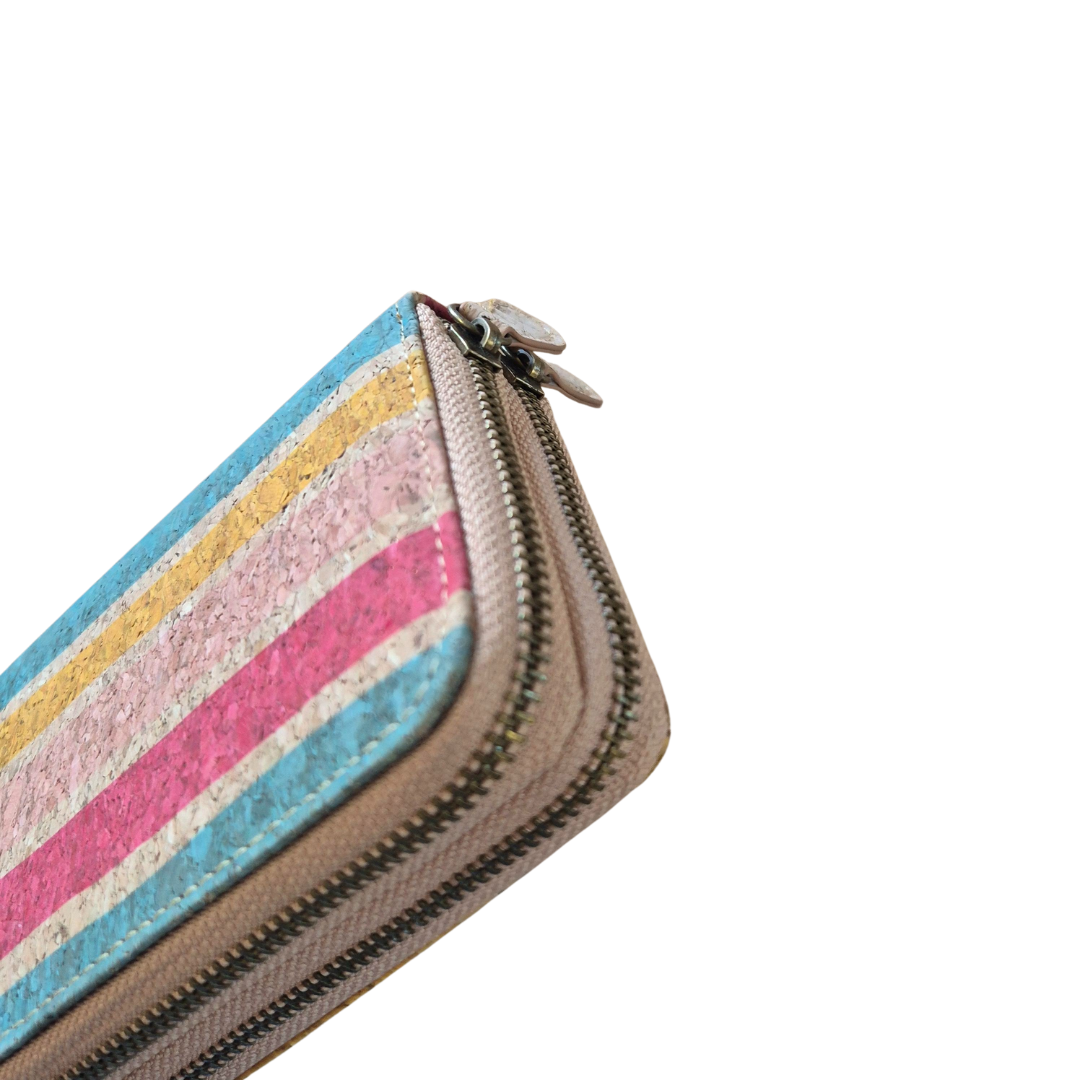Große Portemonnaie - Bunt gestreift