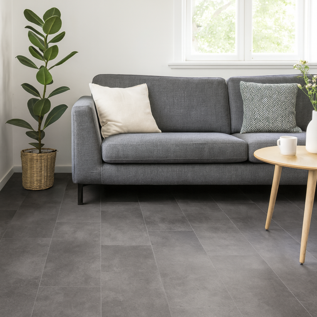 Kork-Klickboden mit PVC-Deckschicht – Schiefer – pro m²