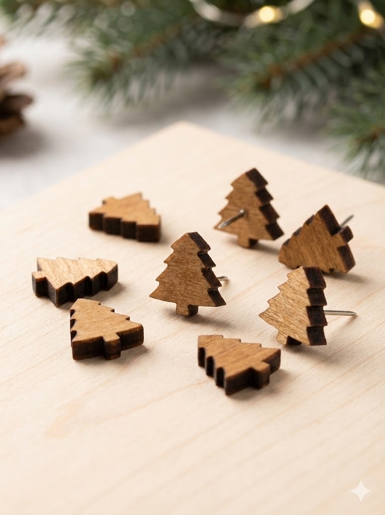 Pushpins – Weihnachtsbäumchen – 40 Stück