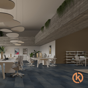 Lackierter Kork-Klebeboden – Elements Sky – 60 × 30 cm – pro m2