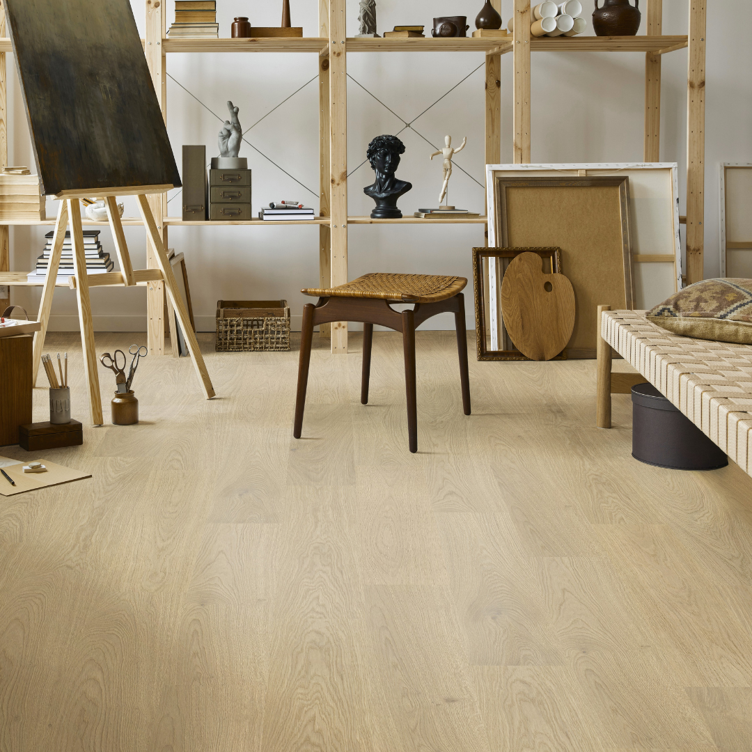 Core Linoleum Klebeboden in Holzoptik – Oak Nature Hazel Light - Pro m2