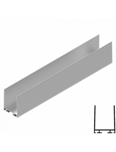 Deltadoors Top/ bodemprofiel  H = 57 mm L = 1,5 meter