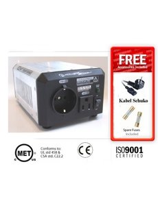  Omvormer 110/120 naar 220/240 volt - 600 watt (Omkeerbaar)