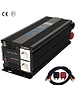  Omvormer 12 naar 230 V - 2000 W continue - met ingeb. omschakelrelais en 10 Amp acculader