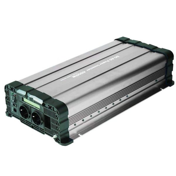 Powerboozt Rhino Omvormer 12 naar 230 volt, 4000 watt continue - Zuivere sinus - met LCD display