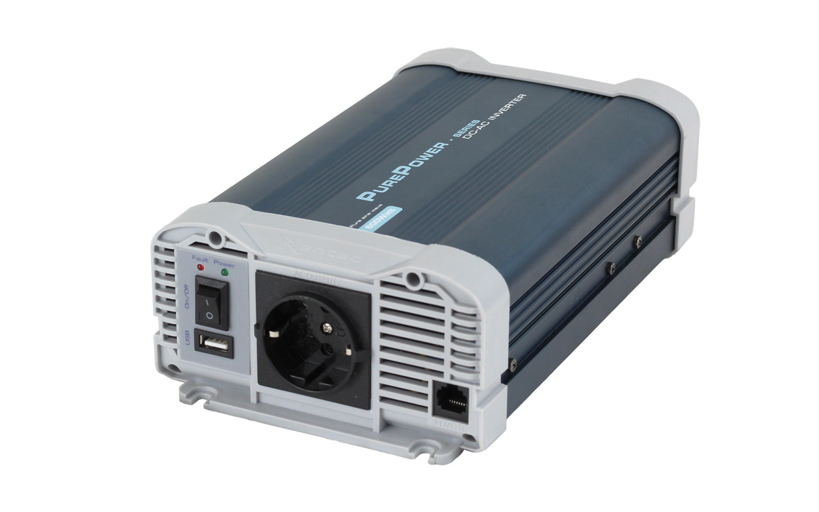 Omvormer 24V naar 230V, 600 Watt - Zuivere sinus - PurePowerPLUS