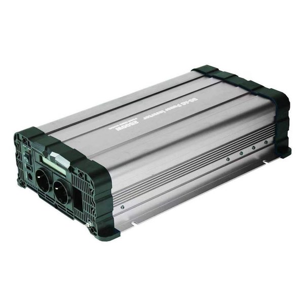 Powerboozt Rhino Omvormer 24 volt naar 230 volt, 3000 watt continue - Zuivere sinus - met LCD display