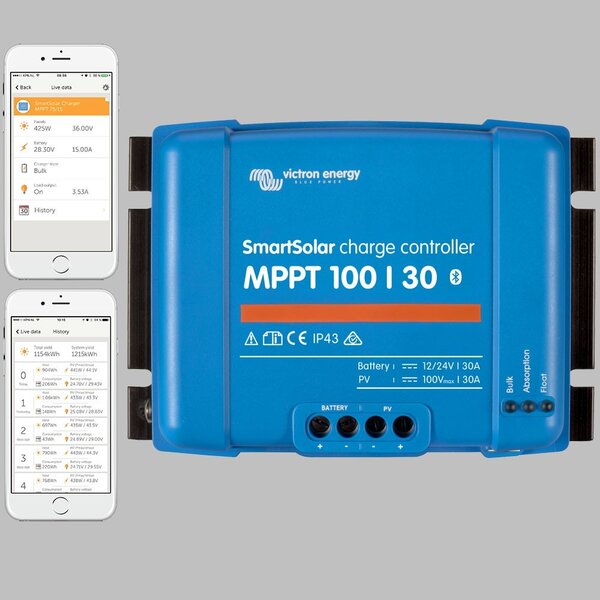 Victron MPPT SmartSolar - Solar Laadregelaar / Charge Controller 100/30