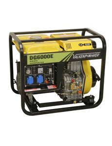  Diesel Generator OPEN TYPE 230V  6kVA met ATS aansluiting