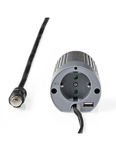  Omvormer 12 naar 230 volt, 100 Watt continue - 200 piek & USB uitgang