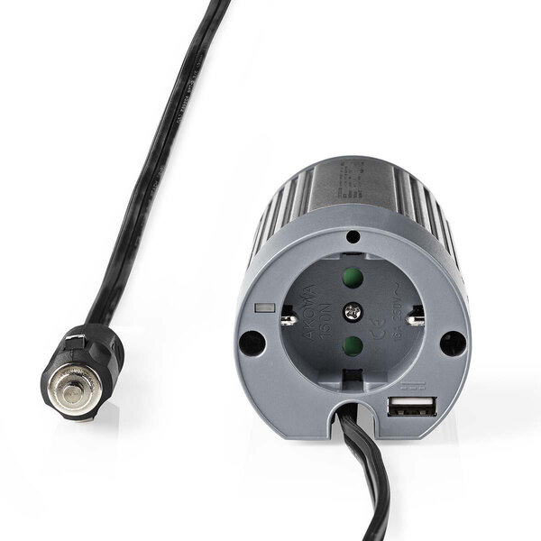 Omvormer 12 naar 230 volt, 150 Watt continue - 300 piek & USB uitgang - Copy - Copy