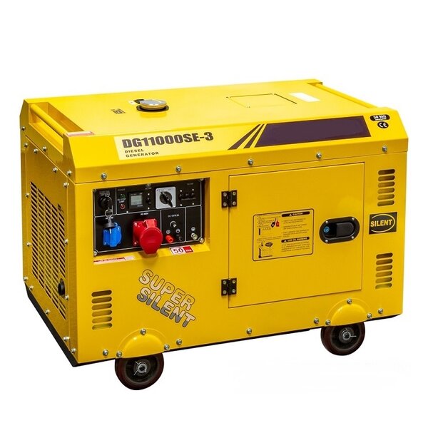 Diesel Aggregaat / Generator Silent 10 KVA - 230/3x400V ( Gefabriceerd volgens Isonorm 9001)