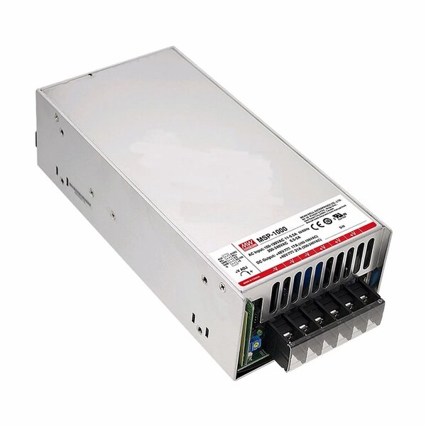 Meanwell Meanwell Schakelende Voeding / Omvormer 230V AC naar 24V DC - 1000 Watt. MSP-1000-24 /  42A