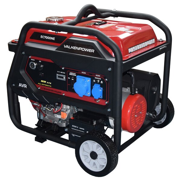 Benzine Generator 7500W met digitale inverter en ATS connector. Elektrische start & Afstandsbediening