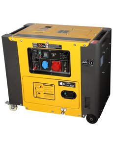 Diesel Aggregaat / Generator Silent 5 KVA - 230/3x400V  + ATS Connector