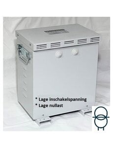 Scheidingstransformator 3-fase - 10 kVA -  in kast IP23 (Lage inschakelstroom / Lage nullast)