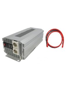  Omvormer 12 naar 230 volt, 2500 Watt / 5000 Watt piek - Nedis / HQ