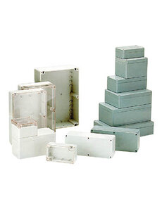  ABS Behuizing  - Donkergrijs  265 x 185 x 95mm