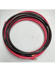  SGX Accukabel 22mm2  AGW 4 - 100% Massief Koper - Rood of Zwart - Te bestellen in veelvoud 10 cm