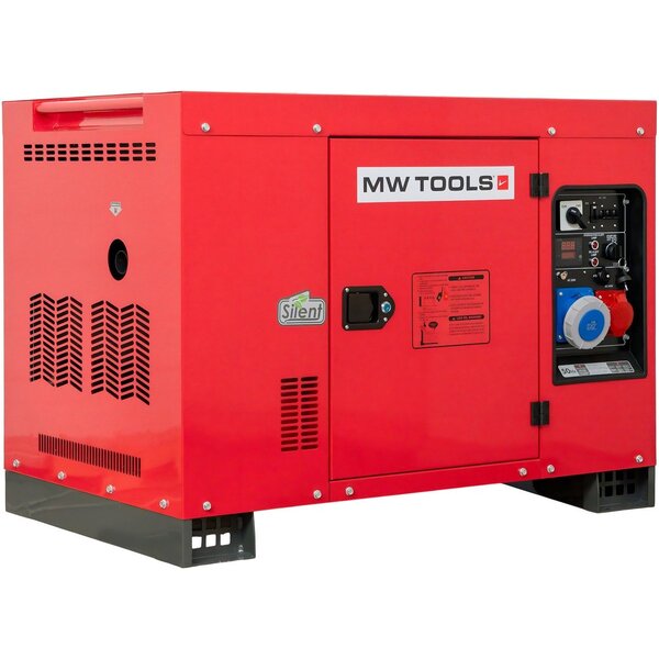 Diesel generator 9,6 kW 1x230V + 12,5 kW 3x400V + ATS connector