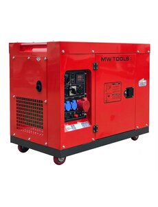  Diesel generator 6,0 kW 1x230V + 7,5 kW 3x400V + ATS connector (Prijs is inclusief verzending binnen NL - m.u.v. Waddeneilanden)