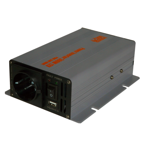 Powerboozt Rhino Omvormer 12 naar 230 volt, 300 watt continue - Zuivere sinus