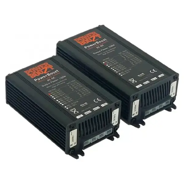 PowerBoozt Omvormer 9-18 VDC naar 24 VDC - 360 Watt (15A)