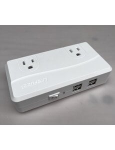  LiteFuze 200W Reis- Spannings- en Frequentieomvormer (100-240V-50/60Hz naar 110V/60Hz)