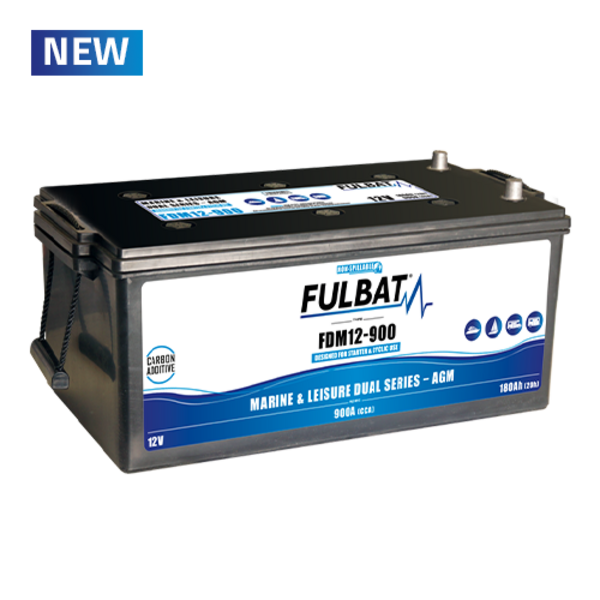 FULBAT AGM Accu 12 volt - 180Ah - CCA 900A (Prijs is inclusief bezorging binnen NL - m.u.v. Waddeneilanden)