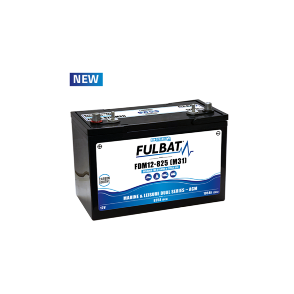 FULBAT AGM Accu 12 volt - 105Ah - CCA 825A (Prijs is inclusief bezorging binnen NL - m.u.v. Waddeneilanden)