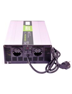  Solartronics Zuivere Sinus Omvormer / Acculader / UPS -  12V naar 230V 1500W